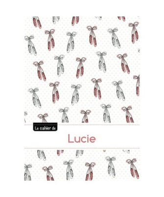 Le cahier de Lucie - Petits carreaux, 96p, A5 - Ballerine, XXX