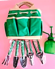 Avon Garden and Plant Care Gift Set 7 Pieces Canvas Mini Tote Cute Gift New Box