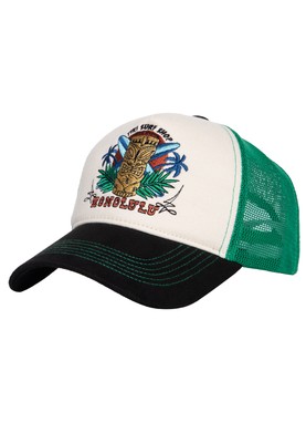 KING KEROSIN Herren Trucker Cap Mit Tiki-Motiv Honolulu