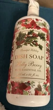Home and Body Co. Beautiful Holiday Dish Soap HOLLY BERRY 32 oz New NOT SEALED
