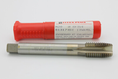 Titex Plus M20 6H HSS-E DIN 376-B B1317 Gewindebohrer Maschinengewindebohrer