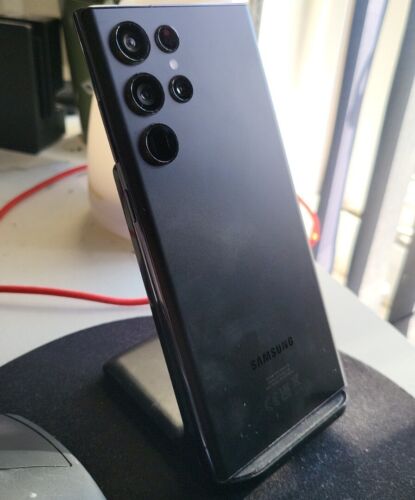 Samsung Galaxy S22 Ultra SM-S908B/DS - 512GB - Phantom Black (Unlocked) - Photo 1/11