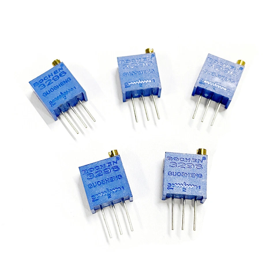 50-2M Ohm Einstellpotentiometer Trimmer Potentiometer Spindeltrimmer Poti 3296W - Bild 2 von 4