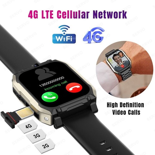 KOM8 SIM-Karte 4G Smartwatches 1,96" 4GB+128GB Dual-Kamera GPS Google Play - Zdjęcie 7 z 23