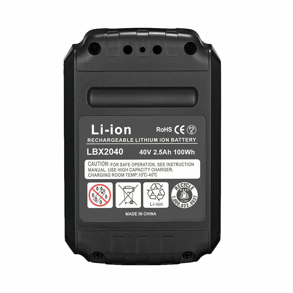 40 Volt 4.0Ah Lithium Battery for Black and Decker 40V Max LBX2040 LBXR36 LSW36