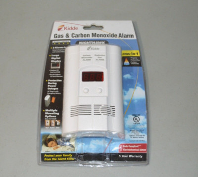 Kidde Nighthawk KN-COEG-3 Explosive Gas & Carbon Monoxide Alarm Detector New