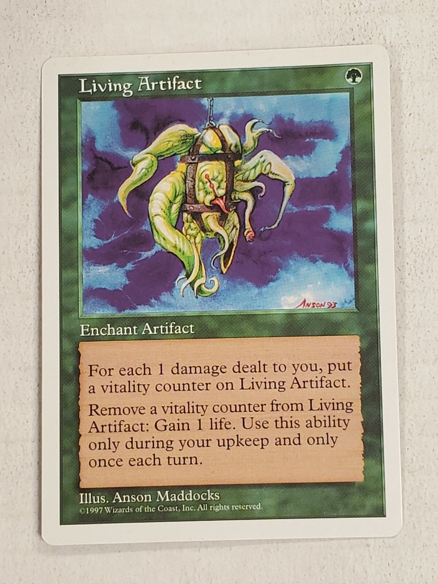 MTG Living Artifact (5th Edition/Green/R) - BGM | eBay