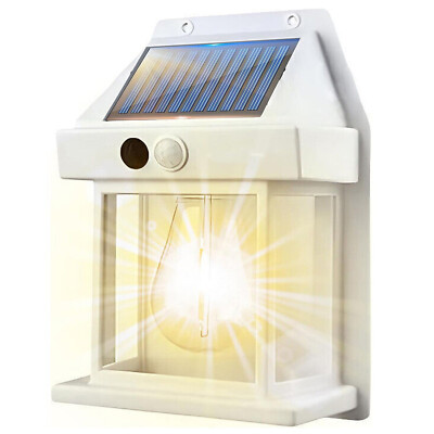 Solar Wall Lights Outdoor Motion Sensor Porch Lights Fixture Wall Lantern Garden