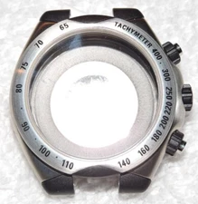 Universal Geneve Senna Chronograph Case Stainless Steel Carbon Fiber 998.310