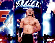 Nathan Frazer Signed WWE NXT Entrance 8x10 Photo #1 JSA COA