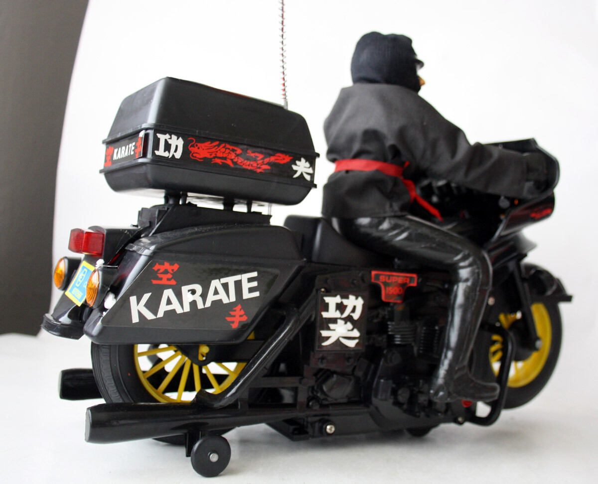 海外トイ RARE VINTAGE 1988 SUPER NINJA RIDER KARATE BIKE MOTORCYCLE ABC