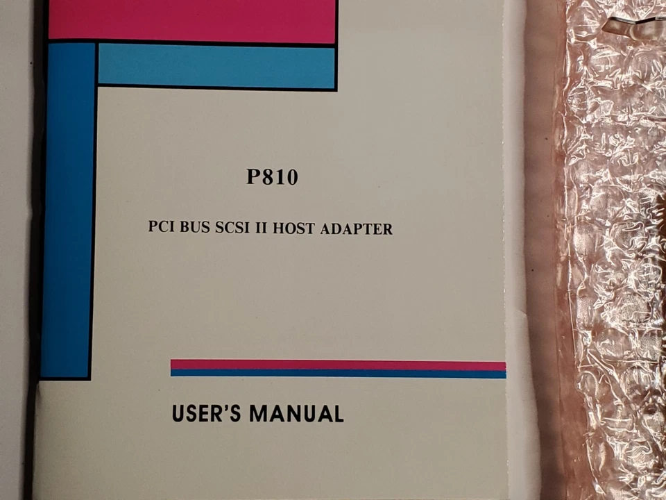 Adaptec PCI SCSI 1/O CONTROLLER 02710011 - AS-IS IN BOX W/MANUAL - Image 3 of 4