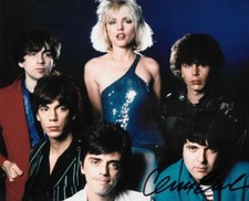 * CLEM BURKE * signed 8x10 photo * BLONDIE DRUMMER * COA * 7