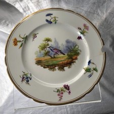 ASSIETTE PORCELAINE DE PARIS FIN DU 18 EME SIECLE DECOR D' OISEAU 4939