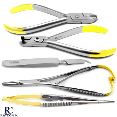 Distal End Ligating Mathieu Ligature Hard Wire Cutter TC Orthodontic Tweezers CE