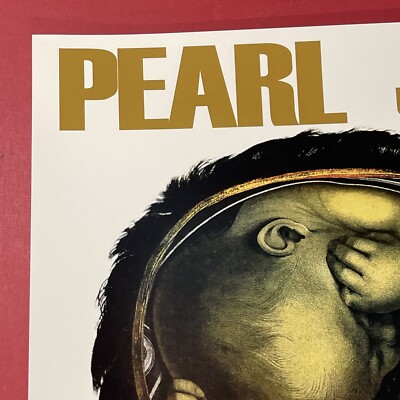 PEARL JAM WRIGLEY FIELD CHICAGO POSTER MATT CUNNINGHAM PRINT 2018