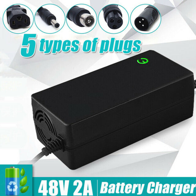 48V Lithium Battery Charger 54.6V Output For Electric Bicycle Motorcycle Scooter