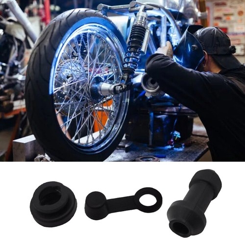 3Pcs Motorcycles Scooter Brake Upper Lower Pump Caliper Sleeve Dust Covers Cap - Afbeelding 2 van 8
