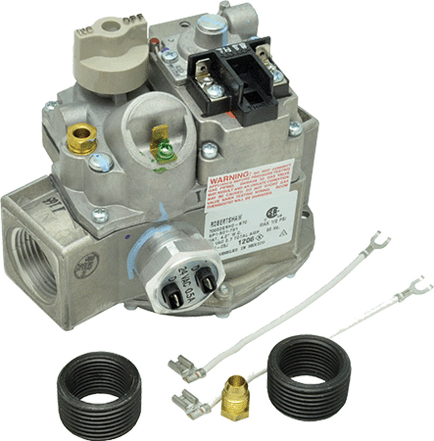 Robertshaw 700-059 Gas Valve, NG 1 x 1 24V 4.0 w.c. Universal Intermittent
