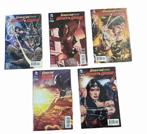 DC COMICS Sensation Comics featuring Wonder Woman 2014/15 Issues 1 - 5 Clean 🔥