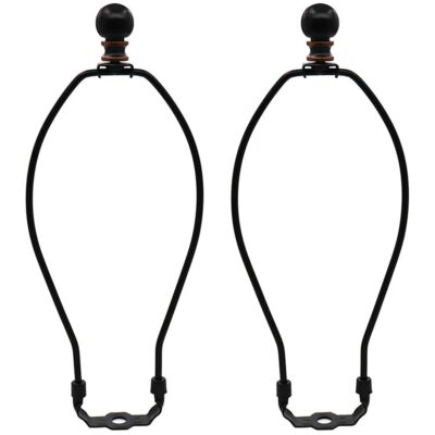 2Pack 10 Inch Lamp Shade Harp Holder Adjustable Lamp Harp Kit Heavy Duty Deta...