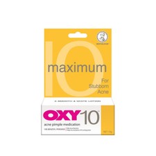 OXY 10 10 Benzoyl Peroxide 10g Stubborn Acne Pimple Spot Control Treatment