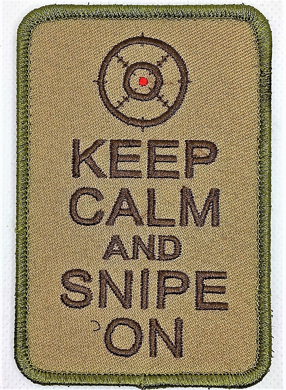🔥 Stay Calm & Snipe - Multicam Tactical Morale Patch
