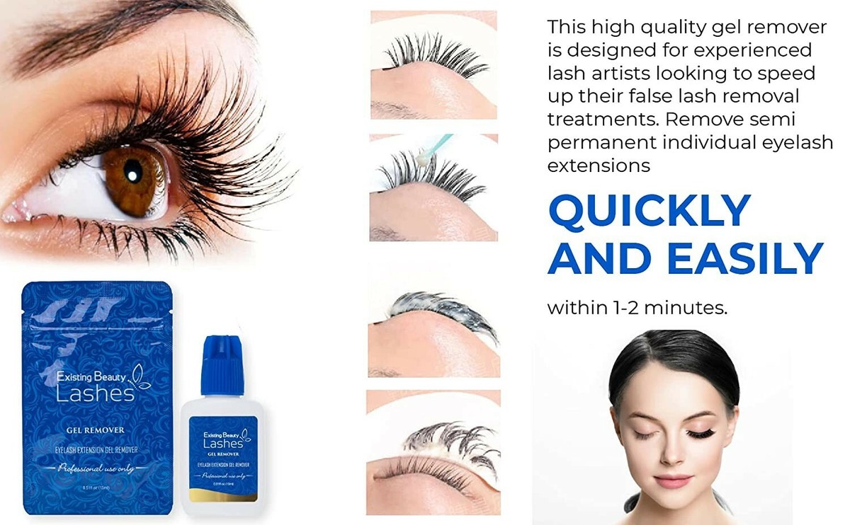 Eyelash Extension Remover For Safe And Easy Eyelash Extension Glue Removal 15ML