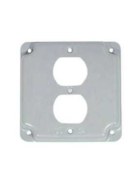 MULBERRYSteel 4 in. Square Surface Cover Raised 1/2 in