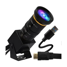 4K USB3.0 HDMI Camera 4K 60fps Manual Zoom Webcam for Computer Mini Lightburn...