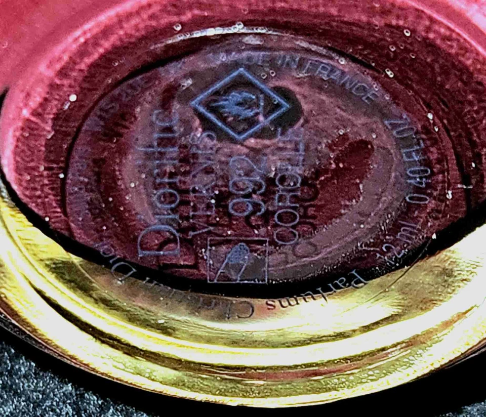 Nuevo con etiquetas Christian Dior Diorific Vernis Gold Cap redondo esmalte de uñas oscuro 992 Corolle Foto 2 de 2