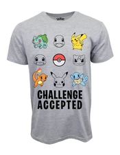 POKEMON GRID CHALLENGE ACCEPTED TEE