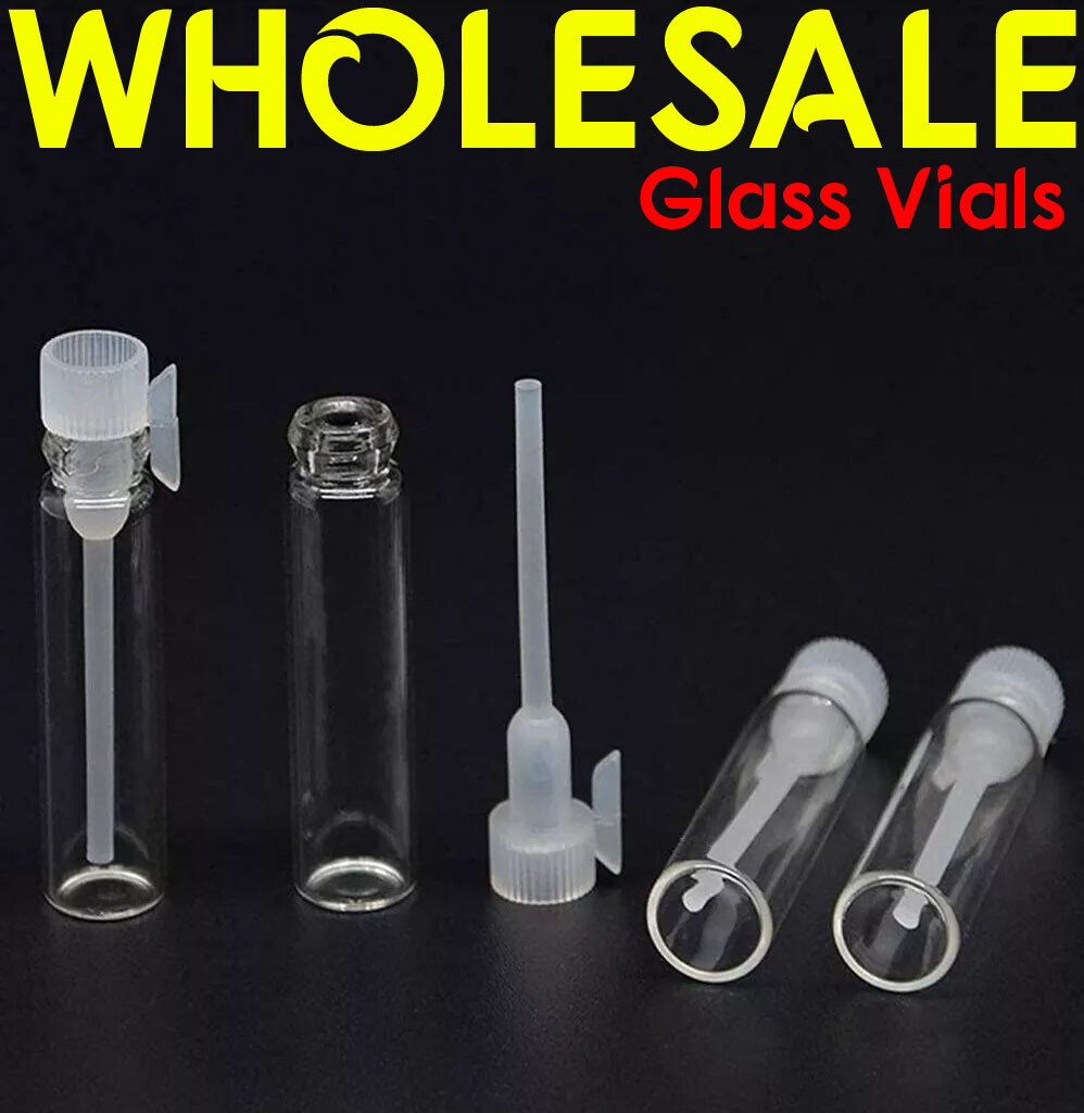 Small Glass Bottles Perfume Samples Vial Bottle Mini Glass Vials