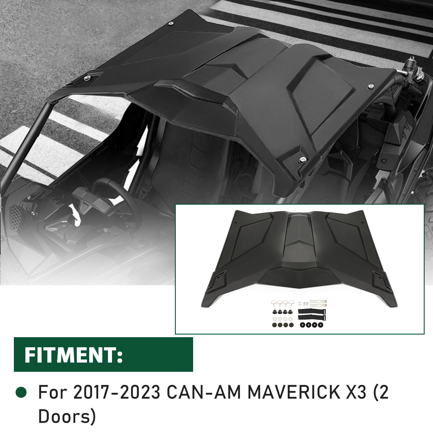 Hard Roof Top Cover For CANAM MAVERICK X3 (2 Doors) 20172023 For 715002902 eBay