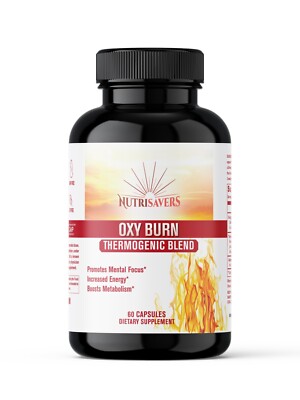 Oxy Burn Weight Loss Pills Appetite Suppressant for Men & Women   60 Caps