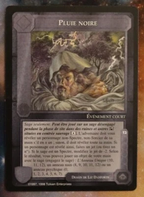 MECCG / Middle Earth CCG - The Lidless Eye - Black rain - VF NM - Photo 1/2