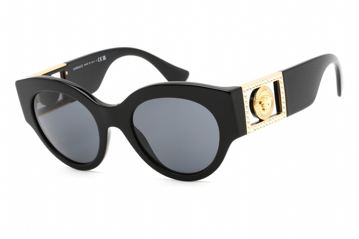 NEW VERSACE SUNGLASSES WOMEN PURPLE EYEWEAR VERSACE VE4438B 53847N Versace Purple Brown Oval Ladies Sunglasses VE4438B 53847N  main image 4