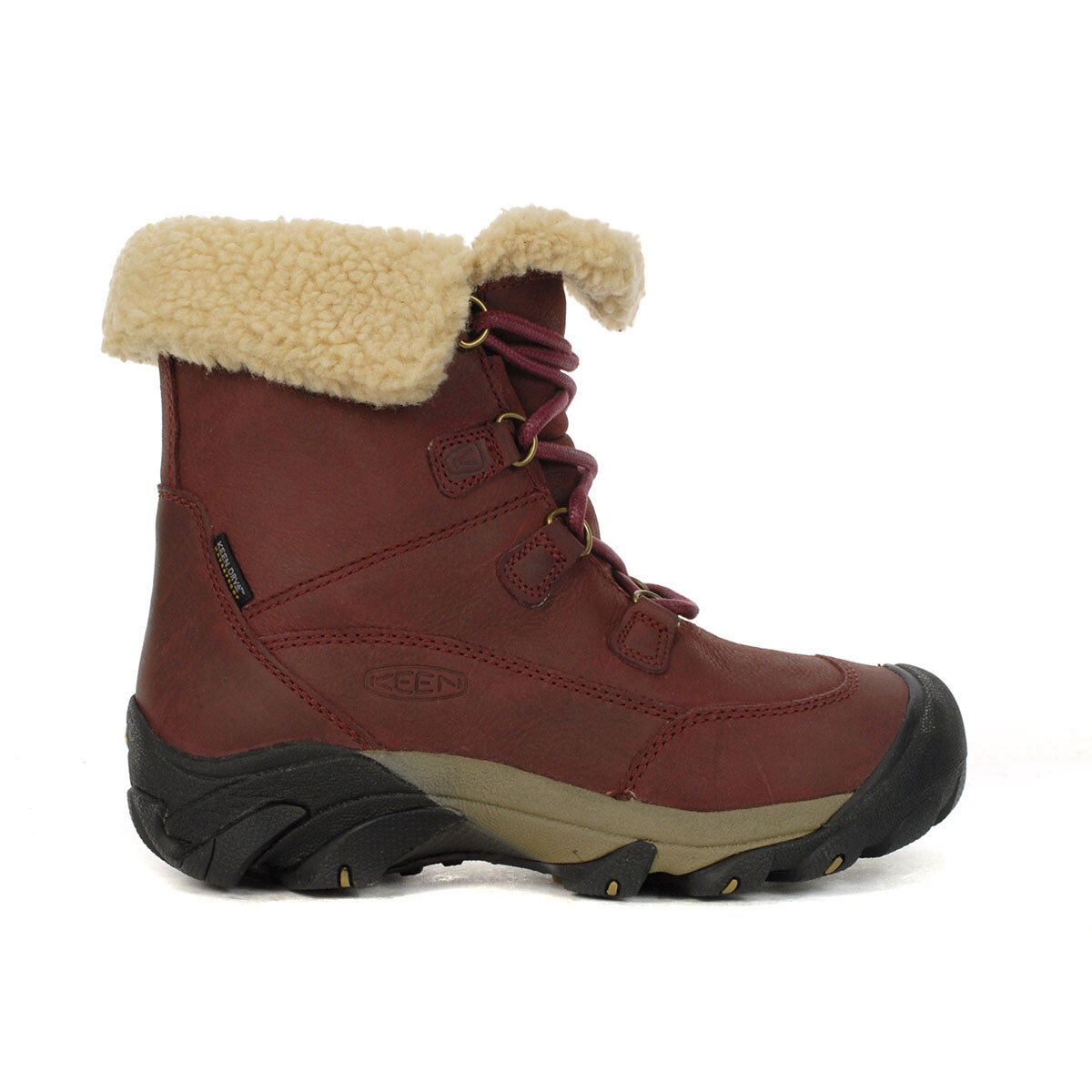 Короткие зимние сапоги Keen Womens Betty Burgundy/Тигровый цвет 1026717