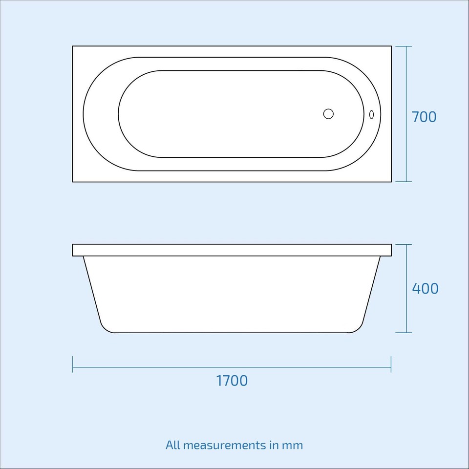 Modern White Close Coupled Toilet 550mm Basin Vanity Unit & Round Bath