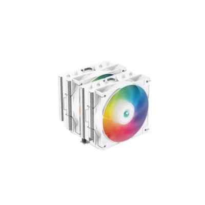 DeepCool AG620 WH ARGB Dual-Tower CPU Cooler, 2x 120mm Fan, Six Copper Heat Pipe