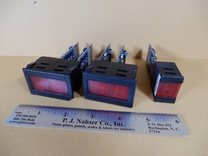 Five Unbranded Vintage Seven Segment LED Smart Display Modules 78S40PC HEF4511BP