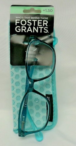 Foster Grants Evie Blue +1.50 Reading Glasses 52-17-140 PD58.5mm New | eBay