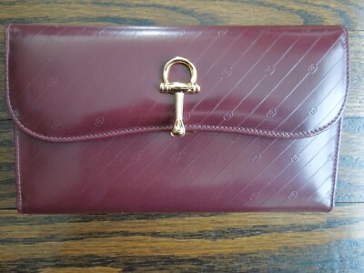 VINTAGE GUCCI TRIFOLD HORSEBIT WALLET  NEW RARE