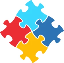 Autism Awareness Puzzle Piece Vinyl Decal Sticker Car Truck SUV Laptop Set of 2