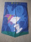Vintage Peanuts Snoopy Boo! Halloween House Flag 28 x 40"