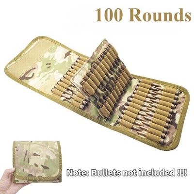 100 Runden Munitionstasche Gewehrkugel Patrone für 7.62mm .308 .357 .270