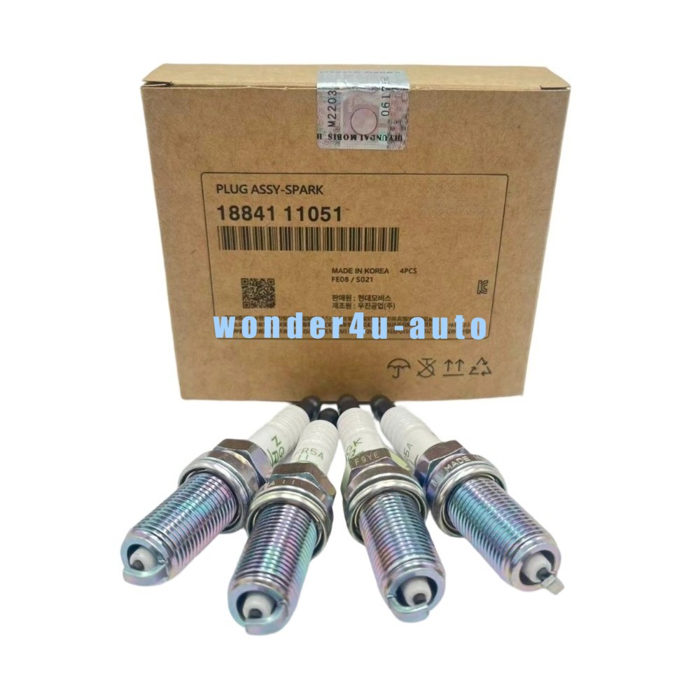 Spark Plugs 4PCS for 2011 2012 Kia Sorento 18841-11051