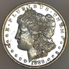 1888 P MORGAN DOLLAR**PROOF LIKE**GLASSY MIRRORS**MS++++ NR #64865