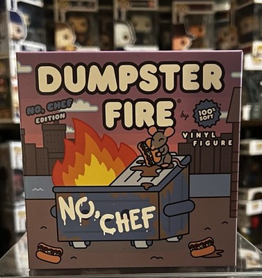 100% Soft C2E2 Exclusive  No, Chef  Dumpster Fire Vinyl Figure