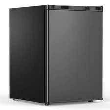 2.6 Cu.Ft Mini Fridge with Freezer, Single-Door Compact Refrigerator, 7 Setti...